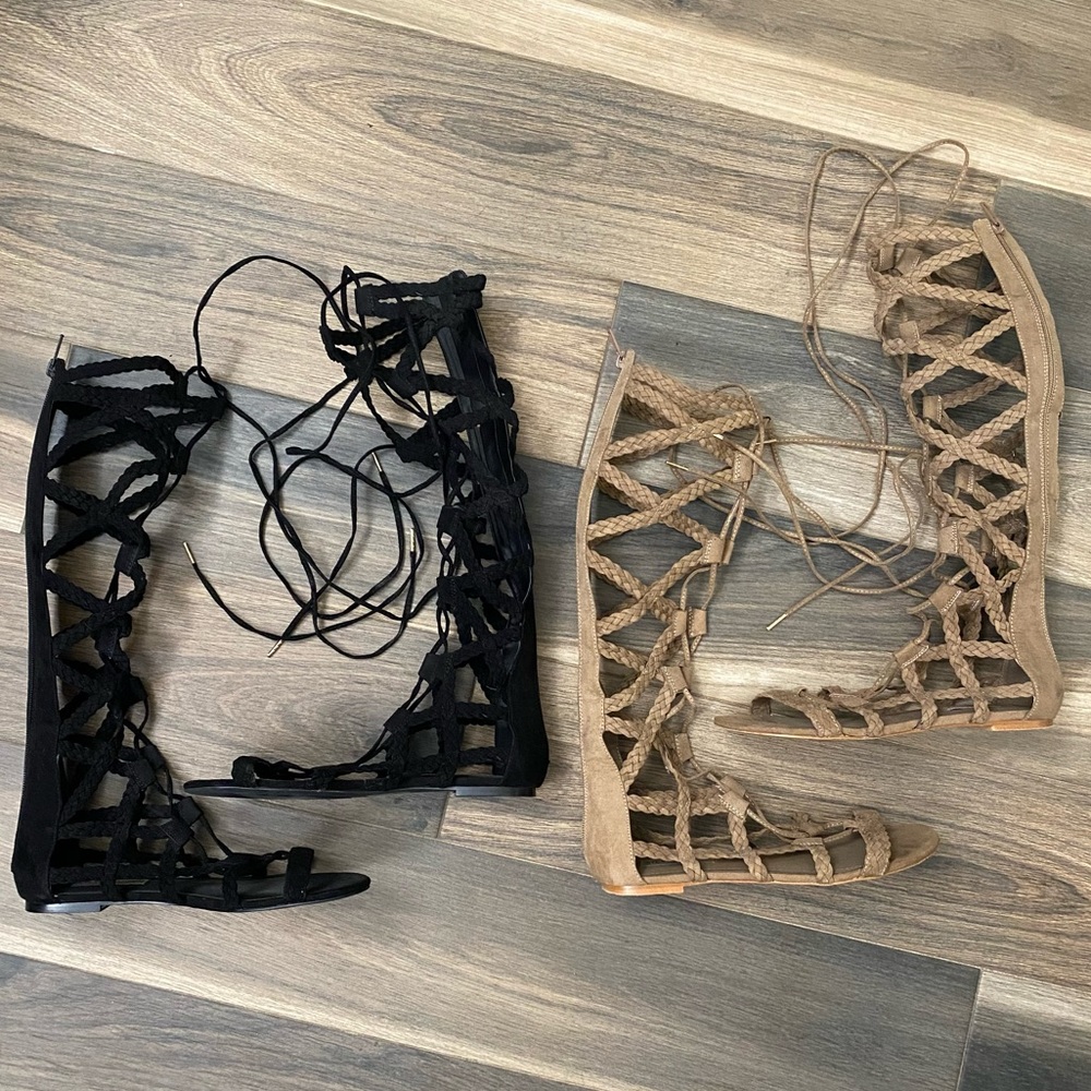 Pair of Steve Madden Sammson gladiator sandals